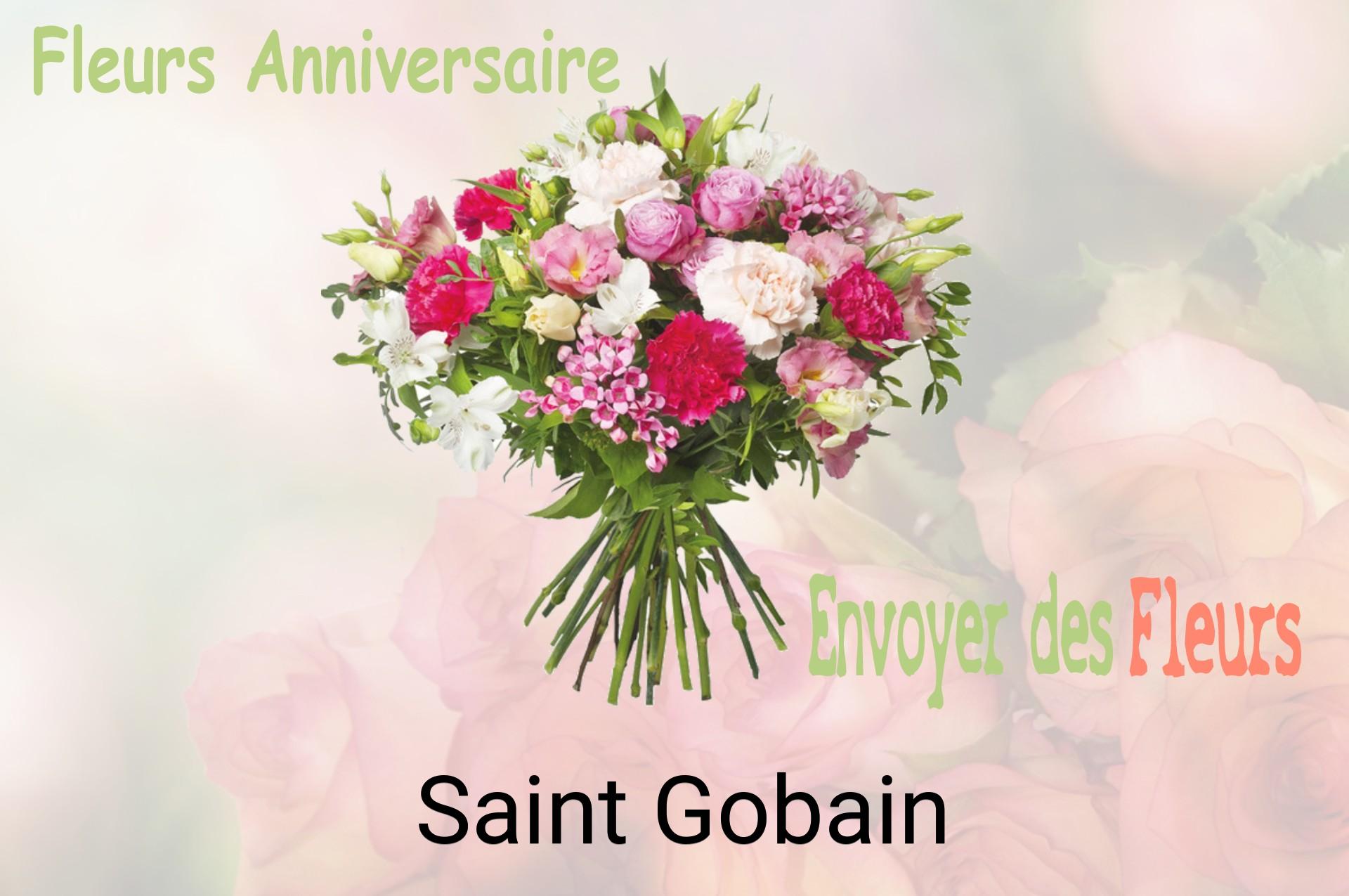 Bouquet de fleurs d’anniversaire livré à Saint-Gobain