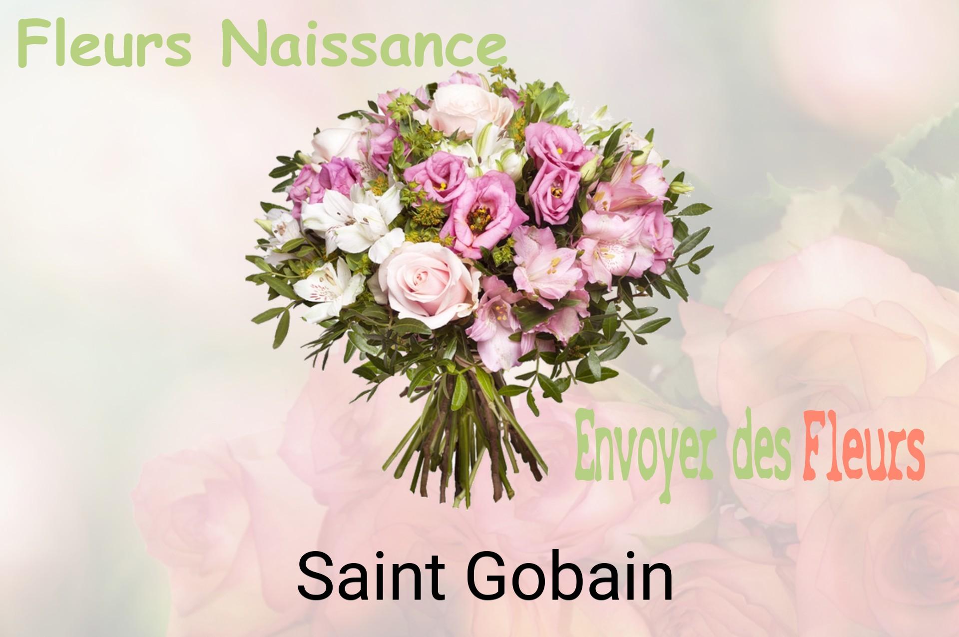 Bouquet de fleurs de naissance livré à Saint-Gobain